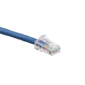 Leviton 6D460-01L CAT6 UTP Patch Cable, 1', Blue
