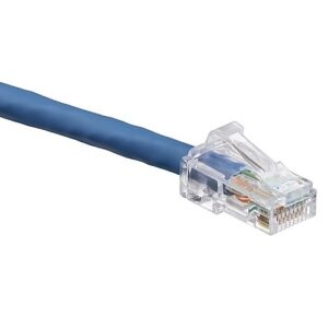 Leviton 6D460-25L CAT6 24/8 UTP Patch Cable, CMR, 25' (7.62m), Blue