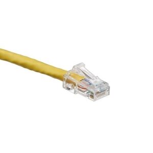 Leviton 6D460-03Y 3' CAT6 SlimLine Boot Patch Cord, Yellow