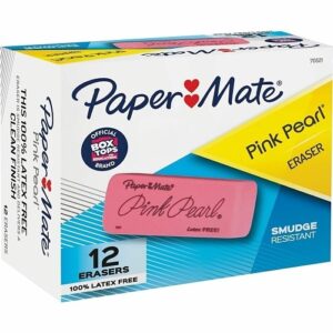 Paper Mate 70521 Large Pink Pearl Eraser