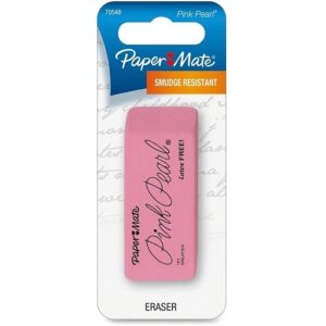 Paper Mate 70548 Large Pink Pearl Eraser, 1-Pack