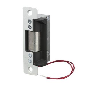 Adams Rite 7100-315-628-00 7100 Electric Strike, Flat Faceplate, 12VDC, Fail Safe with 1-1/16" Lip, Clear Anodized