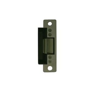 Adams Rite 7101-310-313-00 7101 Electric Strike, Radius Faceplate, 12VDC, Standard, Fail Secure with 1-1/16" Lip Dark Bronze Anodized