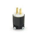 Leviton 7102-NP Connectors, EB Non-Polarized Plug 2P2W L2-20P, 20A-250V