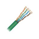 Paige 710536EGN CAT5e 24/4 Solid Unshielded Plenum Cable, Pull Box, Green 1K