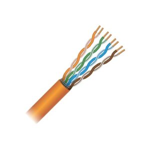 Paige 710636OR CAT6 23/4PR Solid Network Cable, CMP, 1000', Orange