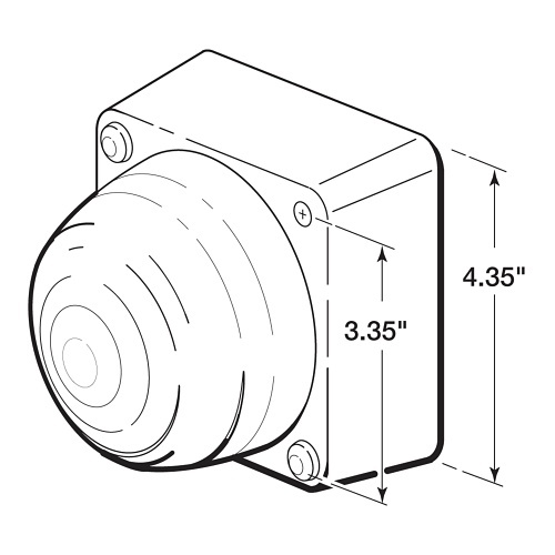 Honeywell Home 710BL Strobe Warning Light, Blue