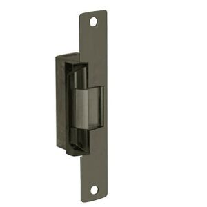 Adams Rite 7130-540-313-00 7130 Electric Strike, Flat Faceplate 24VAC, Standard, Fail Secure with 1-1/16" Lip, Dark Bronze Anodized