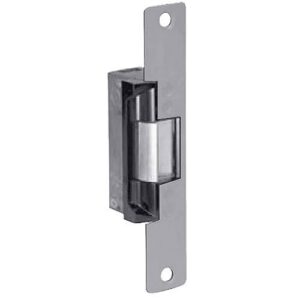 Adams Rite 7130-540-628-01 7130 Electric Strike, Flat Faceplate 24VAC, Standard, Fail Secure with 1-1/2" Lip, Clear Anodized