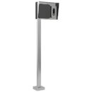 Pedestal Pro 72-3-12-SS Access Control Mounting Post, 72-Inch, Brushed Stainless Steel