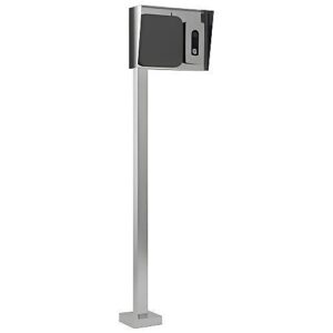 Pedestal Pro 72-3-12-SS Access Control Mounting Post, 72-Inch, Brushed Stainless Steel