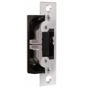 Adams Rite 7400-628 7400 UltraLine Electric Strike Flat Faceplate, Clear Anodized