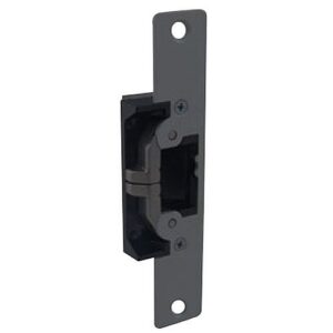 Adams Rite 7430-335 7430 7400 Series UltraLine Electric Strike, Flat Faceplate, Black Anodized