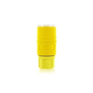 Leviton 74W34-C Weatherproof Locking Connector L7-1515A 277V, Yellow
