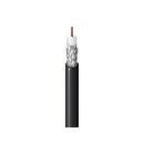 Belden 7810A 010500 RG-8 Coaxial Cable, 50 Ohm, 10AWG Solid BCCA, Foil 95% TC Braid, PE Jkt, 500' (152.4m) Reel, Black