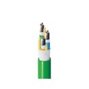 Belden 7824P 0051000 3-Channel SMPTE Stadium Cable, Single Mode Fiber, 6/18 AWG, 6/24 AWG, Plenum, 1000' (304.8m) Green, Dark