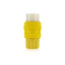 Leviton 78W49-C Weatherproof Locking Connector L7-3030A 277V, Yellow