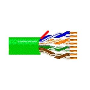 Belden 7989P 0131000 Category 6, Bonded Pairs 4/24 AWG, Plenum FEP Teflon Insulation, Flamarrest Jacket, 1000' (304.8m) Reel, Blue