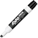 Expo 80001 Low Odor Dry Erase Markers, Chisel Tip, Black, 12-Pack