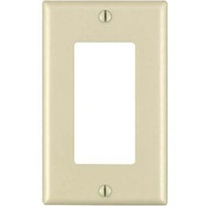 Leviton 80401-00i Single Gang Decora Style Faceplate