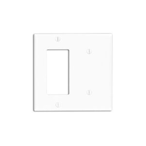 Leviton 80708-W Double Gang Faceplate