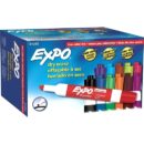 Expo 81043 Low Odor Dry Erase Markers, Chisel Tip, Assorted Colors, 12-Pack
