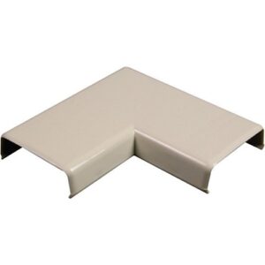 Wiremold 811-WH 800 Series Flat Elbow Fitting, White