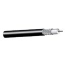 West Penn 812BK1000 RG58/U Stranded Non-Plenum Black Coaxial Cable, 1000'