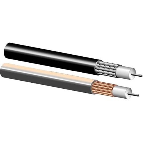 West Penn 813BK1000 RG-58 Coaxial Cable, RG58/U Type 50 Ohm, 20AWG, 100% Aluminum Foil +95% Tinned Copper Braid, 1000' (304.8m) Reel, Black