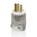 Leviton 8215-PLC Connectors, CL Plug HG Lite 2PO 3WI 5-15P, 15A 125V