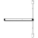Adams Rite 8233LR36 8233 8200 Series Life-Safety Narrow Stile Surface Vertical Rod Exit Device with Electric Latch Retraction Solenoid for 36" Door Opening, Black Anodized