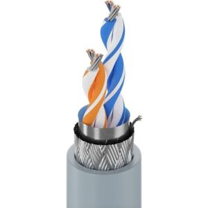 Belden 82842 877500 RS485, Pr #24 Str TC, FEP Ins, OS+TC Brd, PVC Jkt, CMP, 500ft Reel