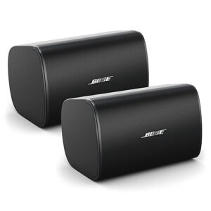 Bose Professional DesignMax DM6SE Surface-Mounted 125W Loudspeaker with 6.5" woofer and 1.25" Coaxial Tweeter, Pair, Black