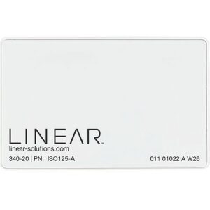 Linear ISO135-L 13.56 MHz ISO Printable Smart Card, 25-Pack