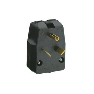 Leviton 830-E Connectors, Angle Travel Trailer Plug, 30A-125V