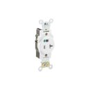 Leviton 8310-W 20A Single Receptacle/Outlet, Hospital Grade, Self-Grounding, White