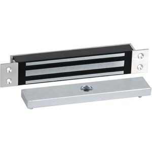RCI 8360 Mortise MiniMag Electromagnetic Lock for Sliding Doors, Brushed Anodized Aluminum