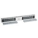 RCI 8372 Surface Double MiniMag Electromagnetic Lock, Outswing Doors, 12/24VDC, Brushed Anodized Aluminum