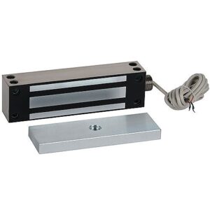 RCI 8380 GateMag Electromagnetic Lock with Built-in Remote Lock Status, 1200 lb, Brushed Stainless Steel