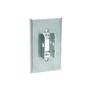 Leviton 84001-LOK Ceiling Mount|Wall Mount Plate, SS 1G Toggle Lockout Bracket with TR Screws