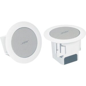 Bose Professional FreeSpace Flush-Mount Extended-Range Indoor Satellite Loudspeaker, Pair, White