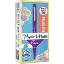 Paper Mate 8450152 Flair Felt Tip Pens, Medium Point, 0.7mm, Purple, 12-Pack