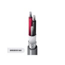 Belden 8451 010500 22/2 Stranded Audio Cable, TC conductors, overall Beldfoil shield, O/A Foil, CM, 500' (152.4m) Reel, Black