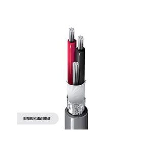 Belden 8451 010500 22/2 Stranded Audio Cable, TC conductors, overall Beldfoil shield, O/A Foil, CM, 500' (152.4m) Reel, Black