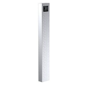 Pedestal Pro 84CAB-KNOX-01-304 Access Control Mounting Post, 60" Stainless Steel Bollard Pedestal, KnoxVault 3200 Model
