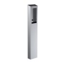 Pedestal Pro 84TOW-PAXT-01-304 Access Control Mounting Post, 47" Stainless Steel Bollard with Paxton Flush Mount Entry Panels