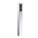 Pedestal Pro 84TOW-ZENI-01-304 Access Control Mounting Post, 54" Stainless Steel Bollard with Zenitel Tower Fix, Featuring EAPII and EAPFX Intercom Systems