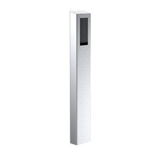 Pedestal Pro 84TOW-ZENI-01-304 Access Control Mounting Post, 54" Stainless Steel Bollard with Zenitel Tower Fix, Featuring EAPII and EAPFX Intercom Systems
