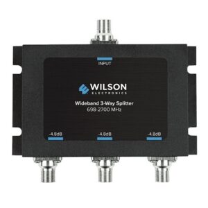 Wilson 850035 Coax Cable 3-Way Splitter, 4.8 dB, 75 Ohms, F-Female