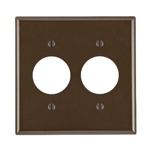 Leviton 85052 Wall Plate, Standard Size, Brown